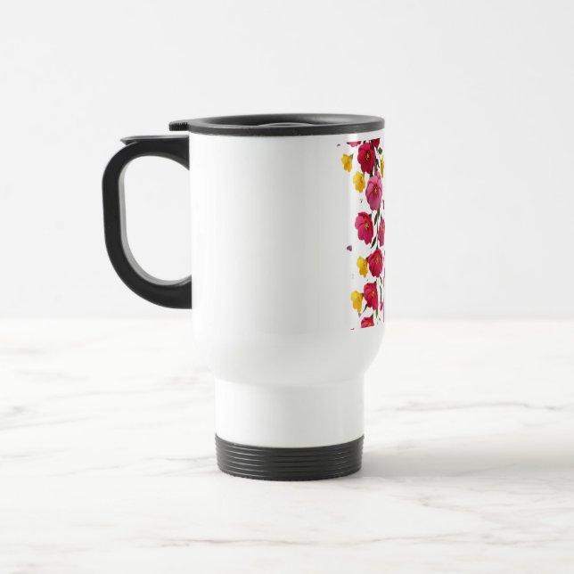 Viskningar av Bloom Midnight Garden Kronblad i Da Resemugg (Vänster)