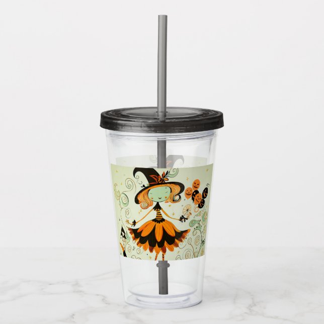 vismisk/häxa/pumpa/fall take away mugg (Framsida)
