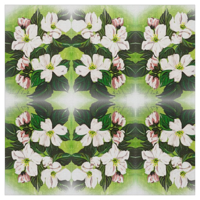Visnande blommor tyg (Provkarta)