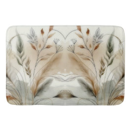 Visnande grönska Modern botanisk boho bröllop Badrumsmatta