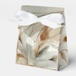 Visnande grönska Modern botanisk boho bröllop Presentaskar