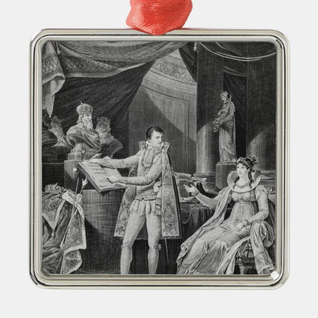 Visning artiklarna från den borgerliga kodifiera julgransprydnad metall (Framsidan)