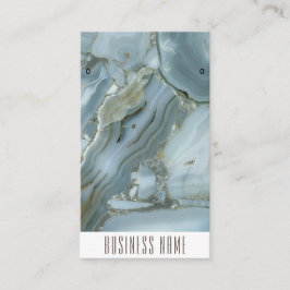 Visning av chic gnablåmarble marringer visitkort