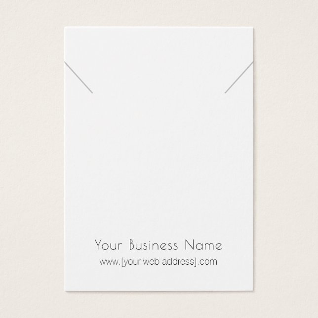 Visning av enkelt moderkort för nukleärt snitt visitkort (Framsidan)