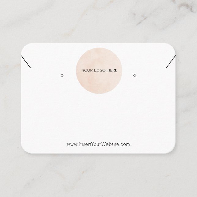 Visning av  för bildskärmskombination för Logotyp Visitkort (Framsida)