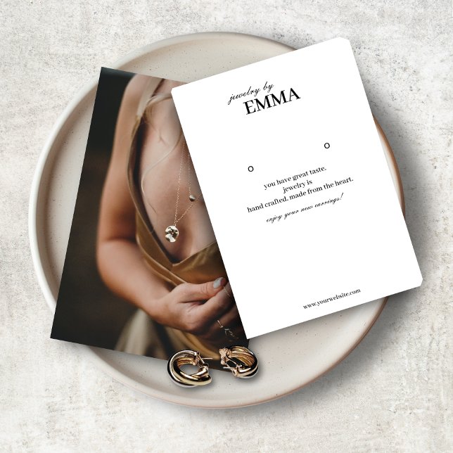 Visning av fotojude visitkort (Skapare uppladdad)