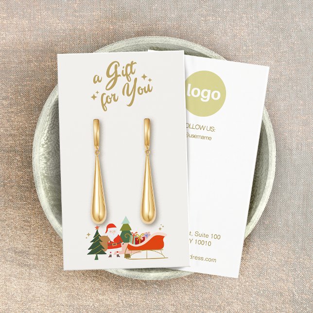 Visning av jultomteavläsning, Logotyp Visitkort (Skapare uppladdad)