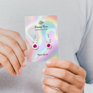 Visning av juveleraravläsningar för holografisk Lo Visitkort