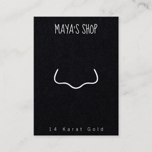 Visning av juvelstam visitkort (Framsida)