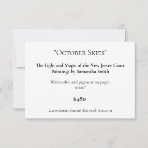 Visning av konsthämplar för redigerbar konsthändel tack kort