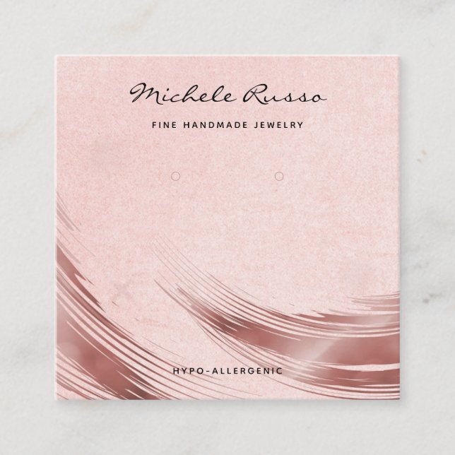 Visning av sjudarminalkort enligt Rosegold Handmad (Framsida)