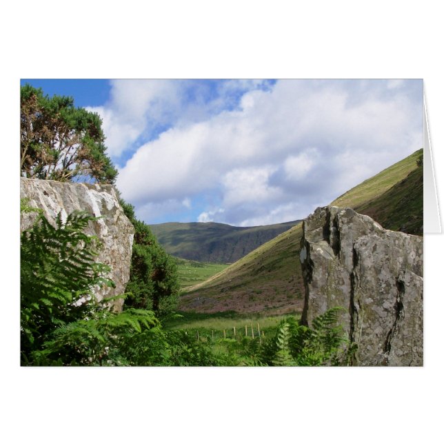 VISNING AV WALES Card Hälsningskort (Framsidan Horizontal)