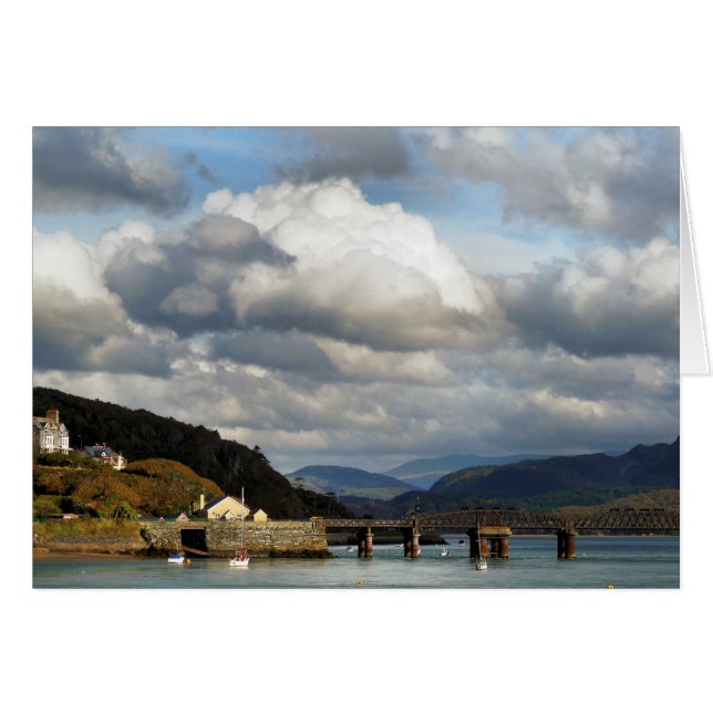 VISNING AV WALES Card Hälsningskort (Framsidan Horizontal)