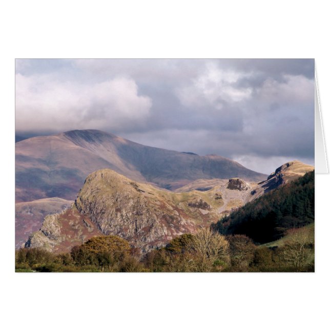 VISNING AV WALES-KORT HÄLSNINGSKORT (Framsidan Horizontal)