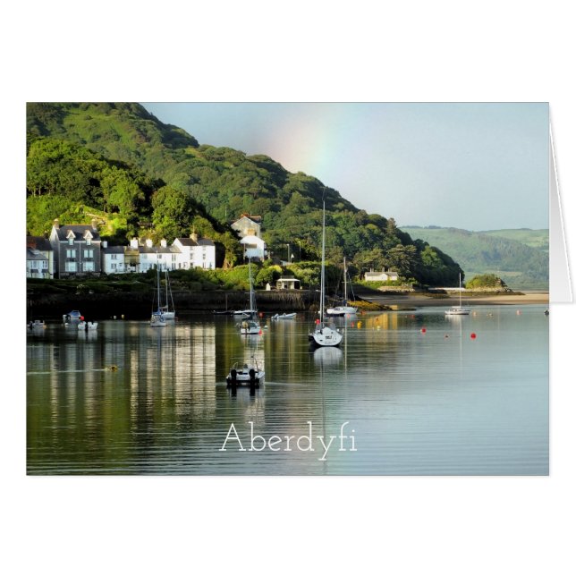 VISNING AV WALES-Kort Hälsningskort (Framsidan Horizontal)