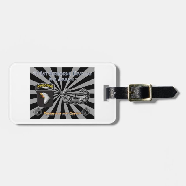 Visning ditt pride i vår armés enda Luft-attack Bagagebricka (Horisontell Framsida)