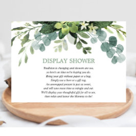 Visning dusch Eucalyptus foliage greenery Tilläggskort