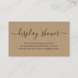 Visning Dusch Infoga för Inbjudan Rustik Kraft