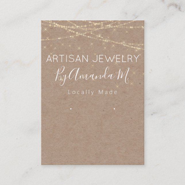 Visning för arring av  av mouft Handmade-made jude Visitkort (Framsida)