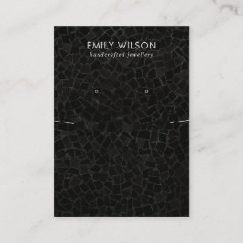 VISNING FÖR ATT BLOCKA MOSAIC STRUKTUR NECKLACE EA VISITKORT