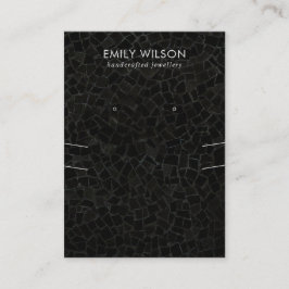 VISNING FÖR ATT BLOCKA MOSAIC STRUKTUR NECKLACE EA VISITKORT