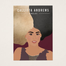 Visning för  av jakt på Mode-bild Visitkort