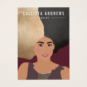 Visning för  av jakt på Mode-bild Visitkort