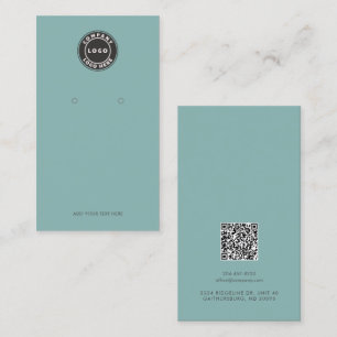 Visning för av QR-kodsökning för Business Logotyp Visitkort