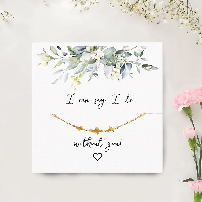 Visning för avläsning av anpassningsbar judar | Br Fyrkantigt Visitkort ( Custom Jewelry Earrings Display Card  Bridesmaid gift )