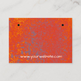 Visning för avläsning av brandagent visitkort