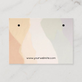 Visning för avläsning av Färg på Harmonium Earth Visitkort