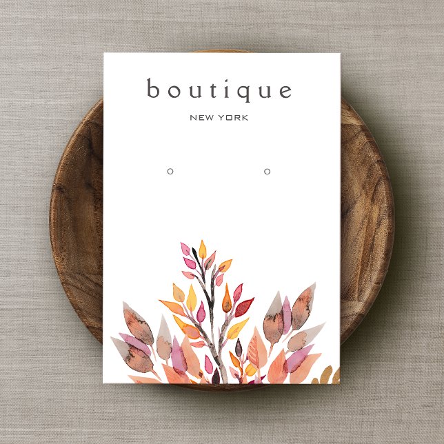 Visning för avläsning av judendom i höst löv visitkort (Skapare uppladdad)