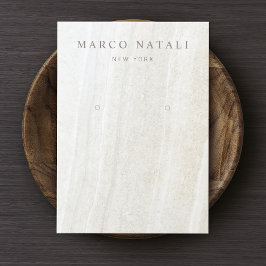 Visning för avläsning av markeringssten visitkort