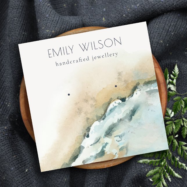 Visning för bedömning av Vinkara kusthav Fyrkantigt Visitkort (Skapare uppladdad)