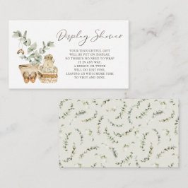 Visning för Boho Watercolor Baby Shower Gifts (bab Tilläggskort