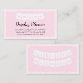 Visning för Cielito Lindo Rosa Shower Tilläggskort