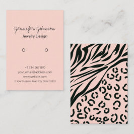 Visning för djurskrivarinnehavare för Rosa  Visitkort