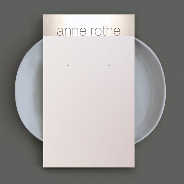 Visning för enkel Elegant - avläsning Visitkort (Skapare uppladdad)