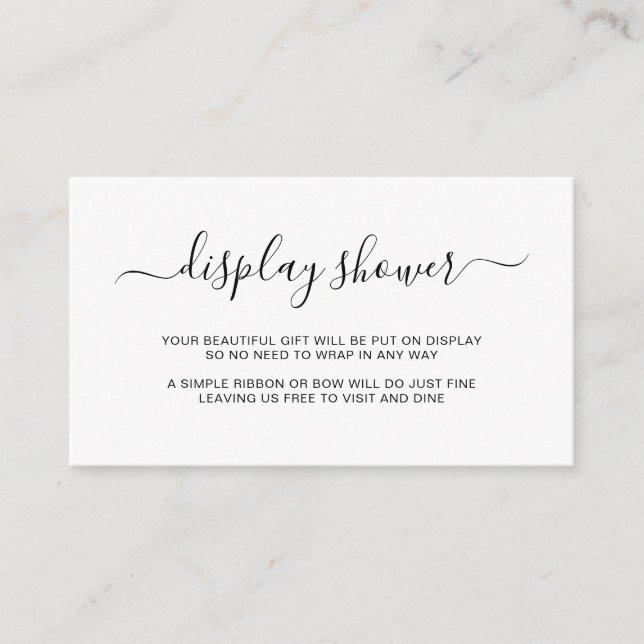 Visning för enkel Elegant Gender  Tilläggskort (Framsida)