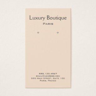 Visning för enkel minimal juveleraravläsning av Cr Visitkort