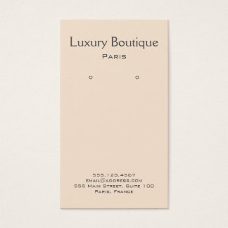 Visning för enkel minimal juveleraravläsning av Cr Visitkort