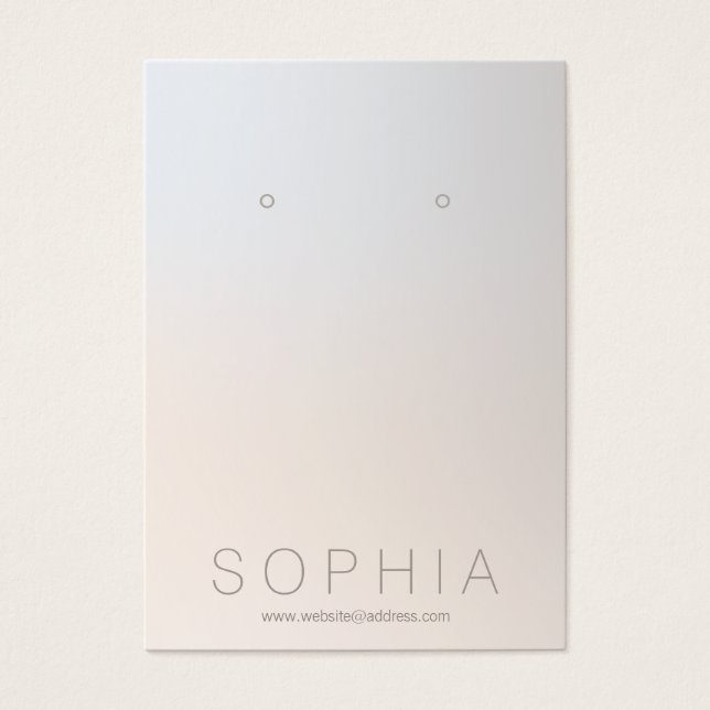 Visning för enkel modern judisk designeravläsning visitkort (Framsidan)