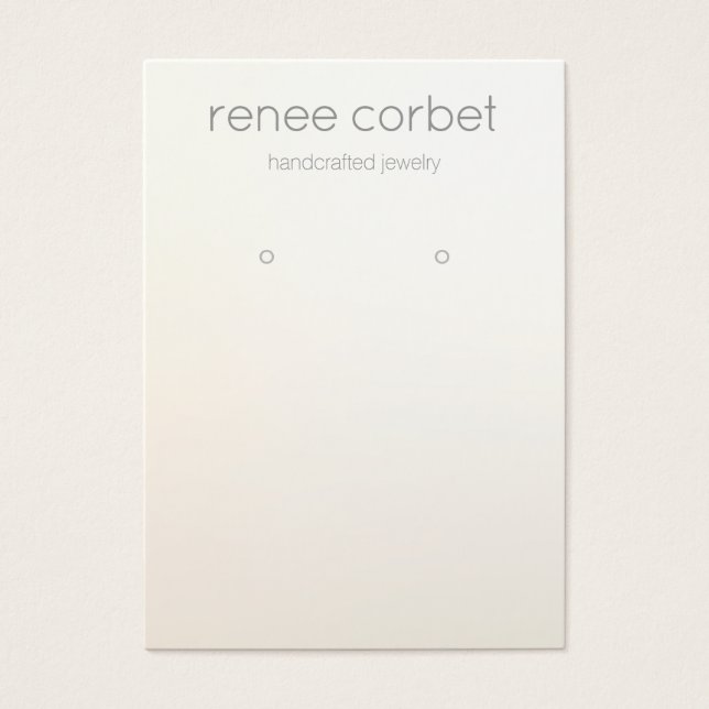 Visning för enkel modern platsindikator i Guld Visitkort (Framsidan)