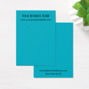 Visning för enkla depåkort för dybblått arring visitkort