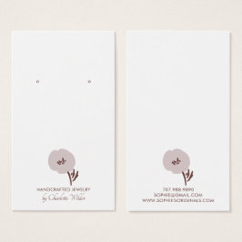 Visning för färgreducerad söt visitkort