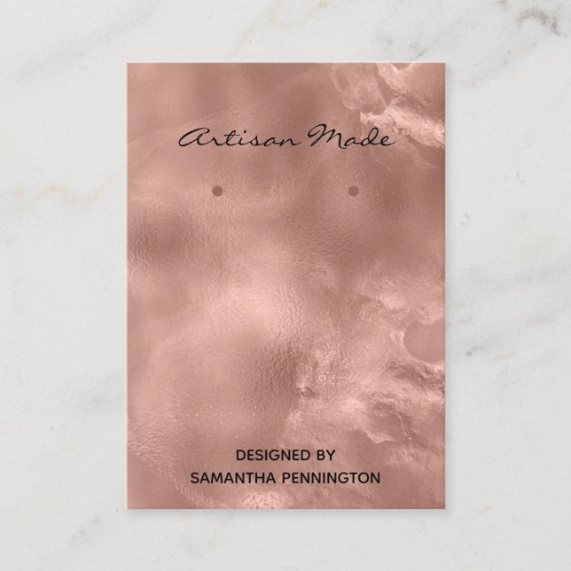 Visning för ferrökning i Ro Guld Visitkort (Framsida)