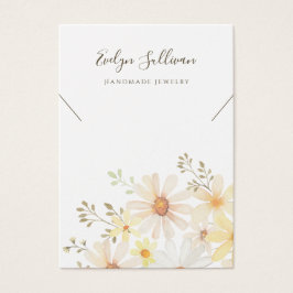 Visning för fintvätt av daisy visitkort