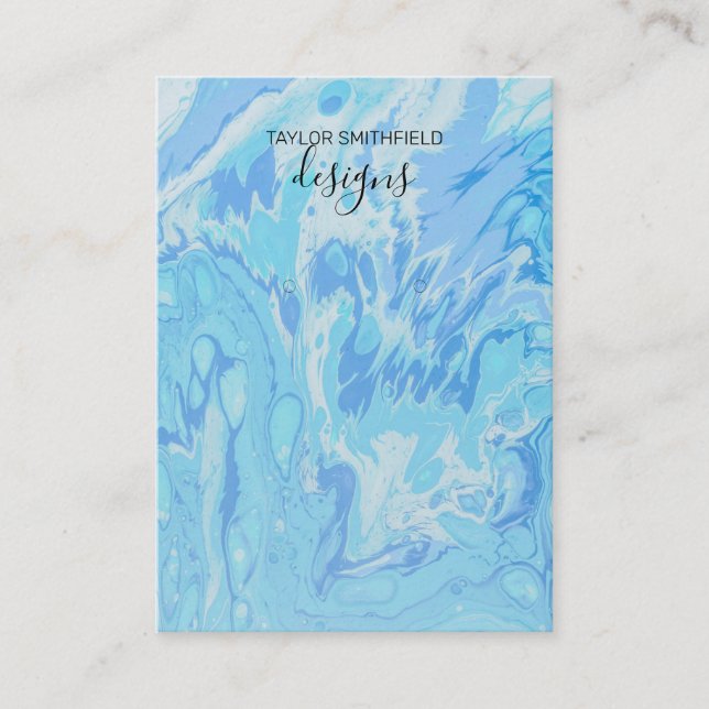 Visning för  för färgsfärgning i Mönster Visitkort (Framsida)