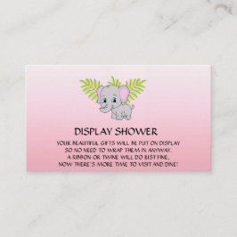 Visning för  för Flickelbarn med babystölder Rosa Tilläggskort