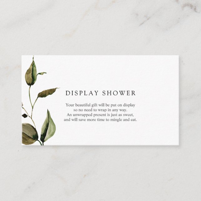 Visning för höstbabyvisningsprogram Inmatningskort Tilläggskort (Framsida)